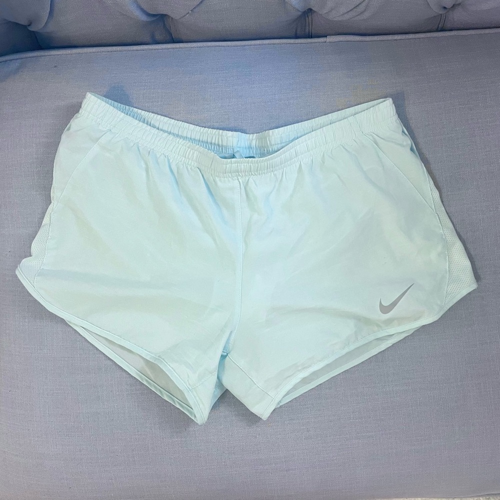 Light Aqua Blue Nike shorts size M